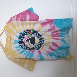 PINK FLOYD | 1973 U.S. Tour The Dark Side Of The Moon Tie Dye T-shirt, L